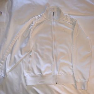 *** All White Nike Track Jacket XXL